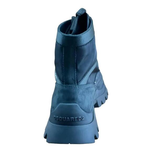 DSQUARED2 Tank combat Boot Men black Leather - Picture 2 of 9